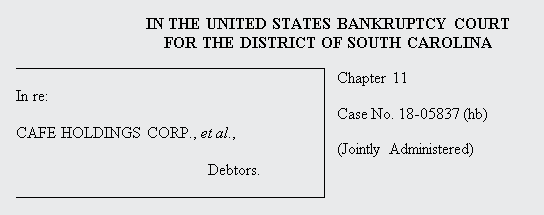 Case Caption
