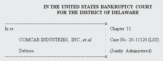 Case Caption