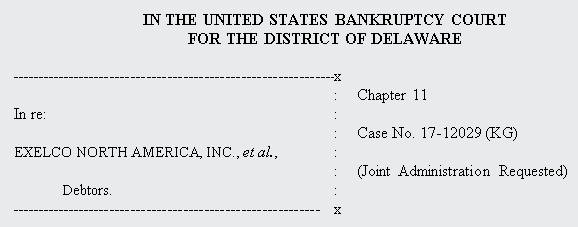 Case Caption