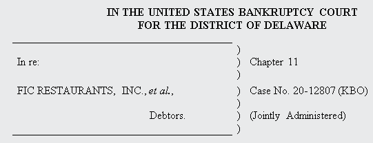 Case Caption