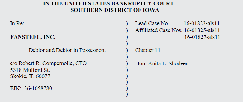 Case Caption