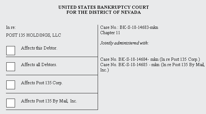 Case Caption
