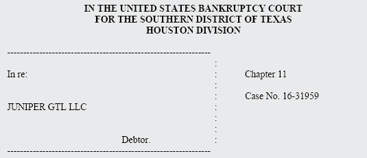 Case Caption