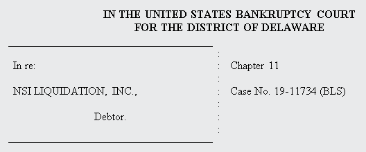 Case Caption
