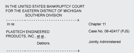 Case Caption