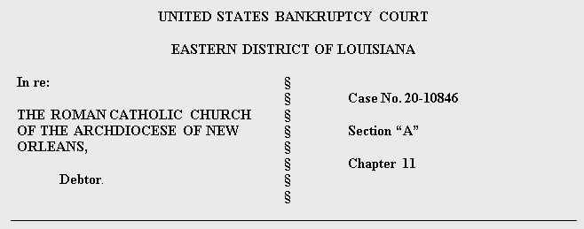Case Caption