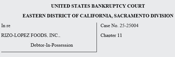 Case Caption