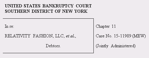 Case Caption