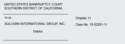 Case Caption