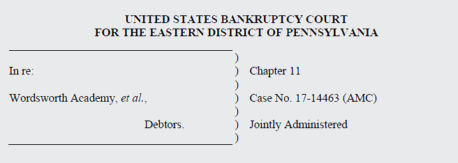 Case Caption