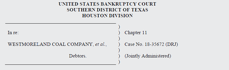 Case Caption