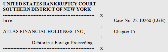 Case Caption