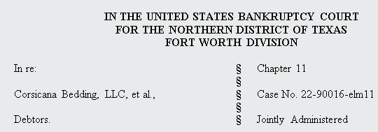 Case Caption
