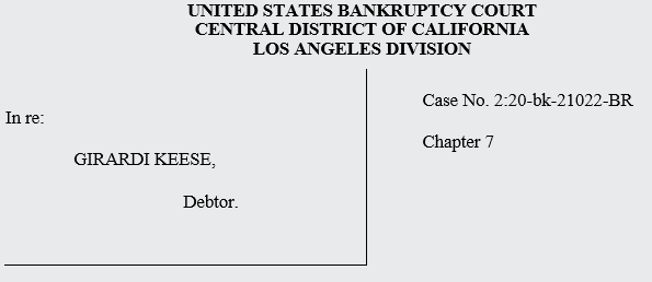 Case Caption