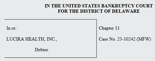 Case Caption