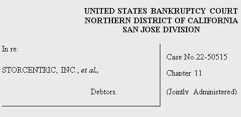 Case Caption